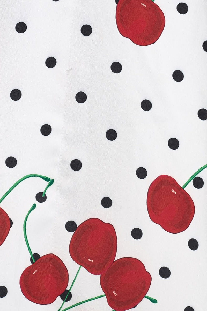 Claudia Cherry & Polka Dot Swing Dress