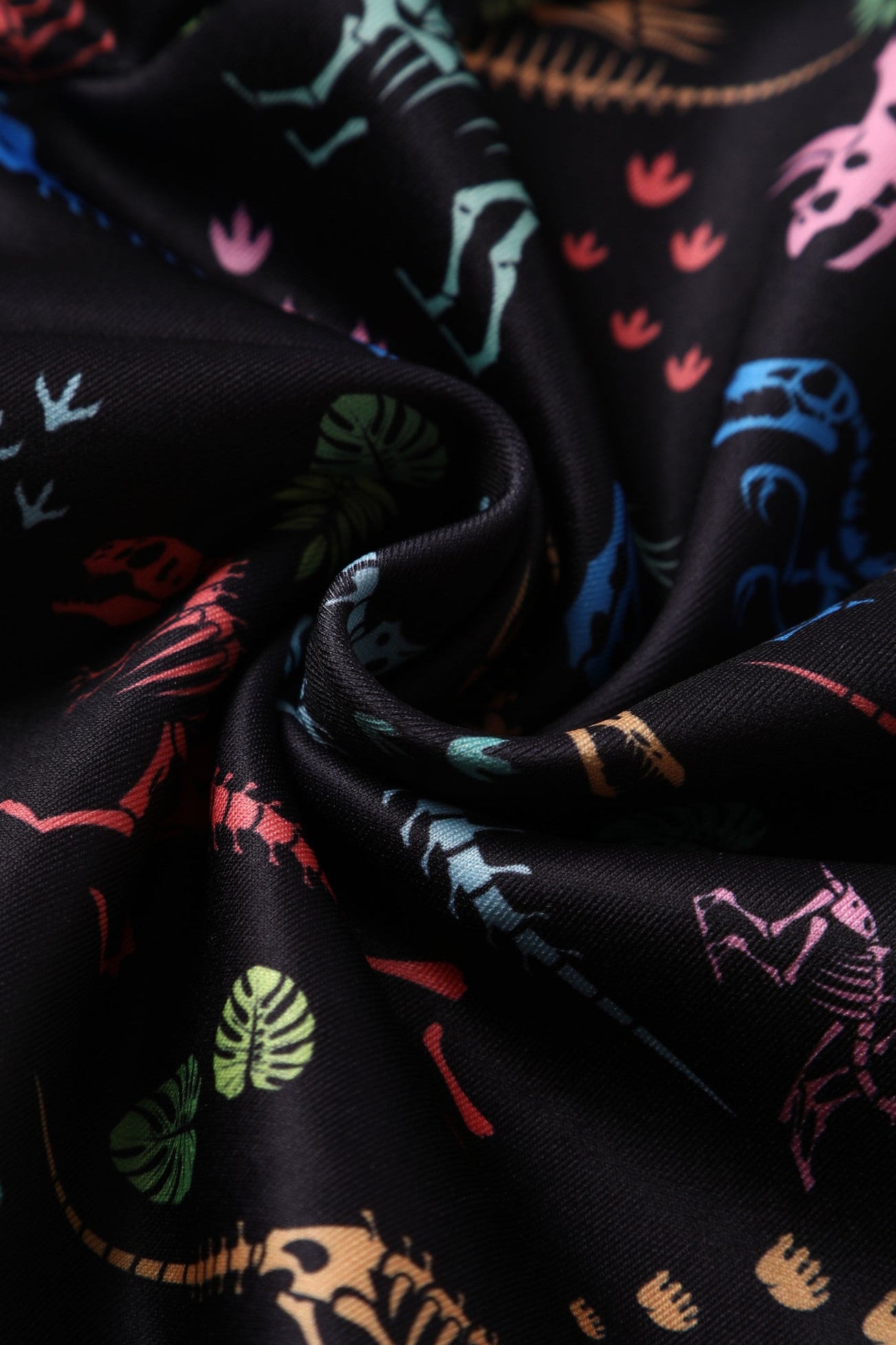 Claudia Black Dinosaur Fossil Print Swing Dress