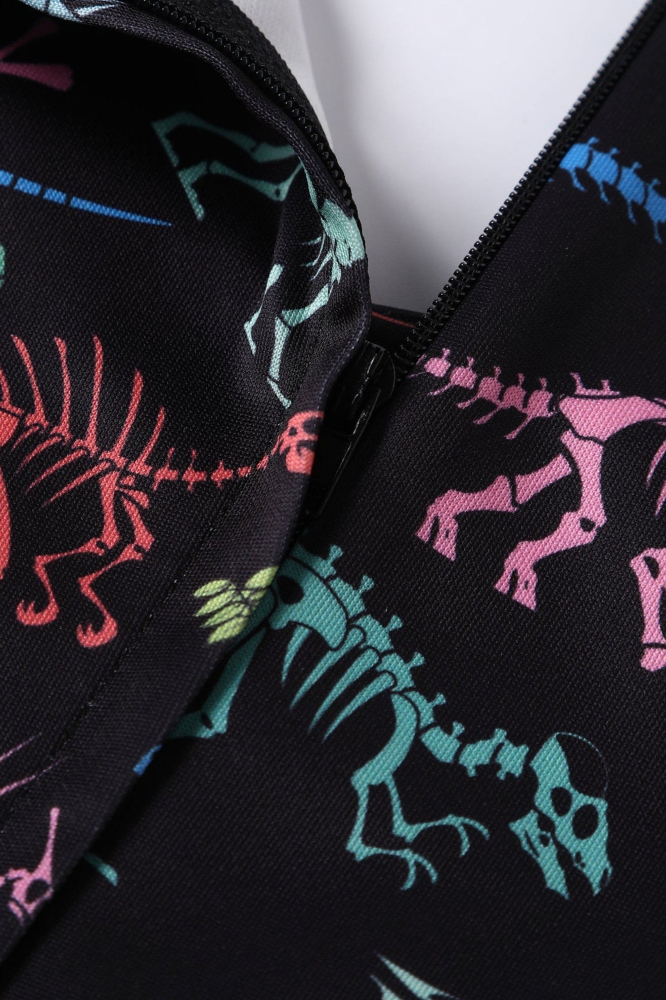 Claudia Black Dinosaur Fossil Print Swing Dress