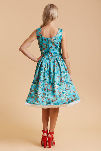 EU Stock-Amanda Dinosaur Swing Dress