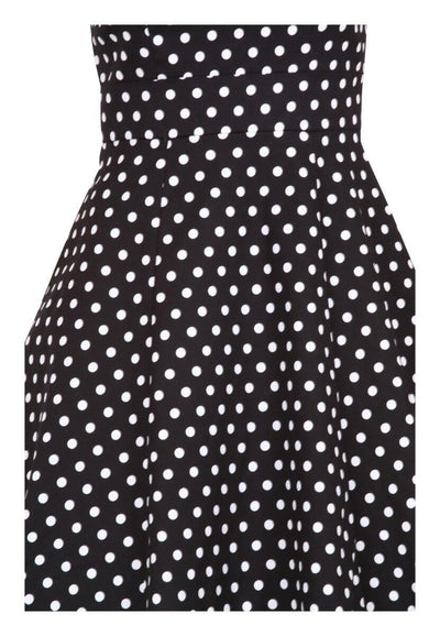 Woman's Flirty Fifties Style Dress in Black