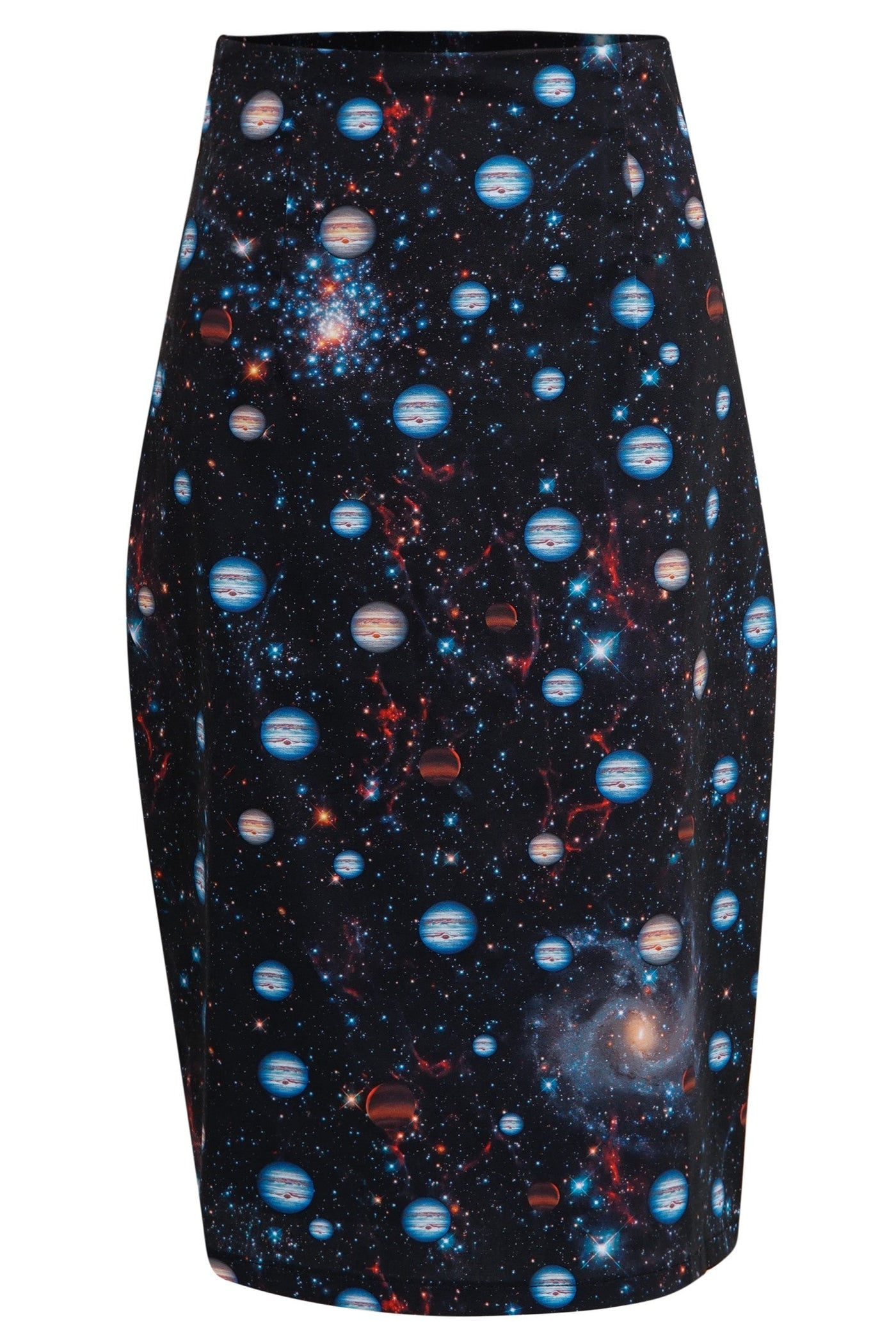 Falda Chic Pencil Skirt in Space Print