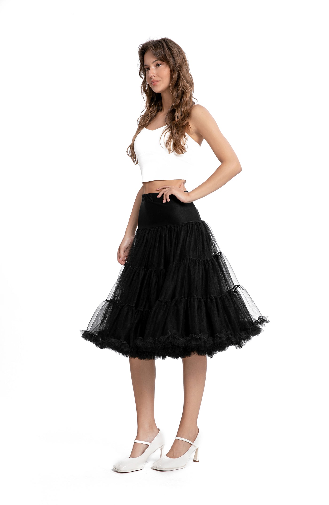 PRE ORDER Fluffy Petticoat in Black
