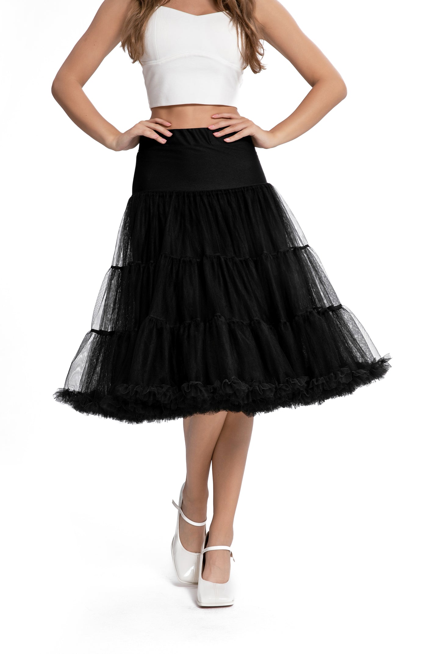 PRE ORDER Fluffy Petticoat in Black