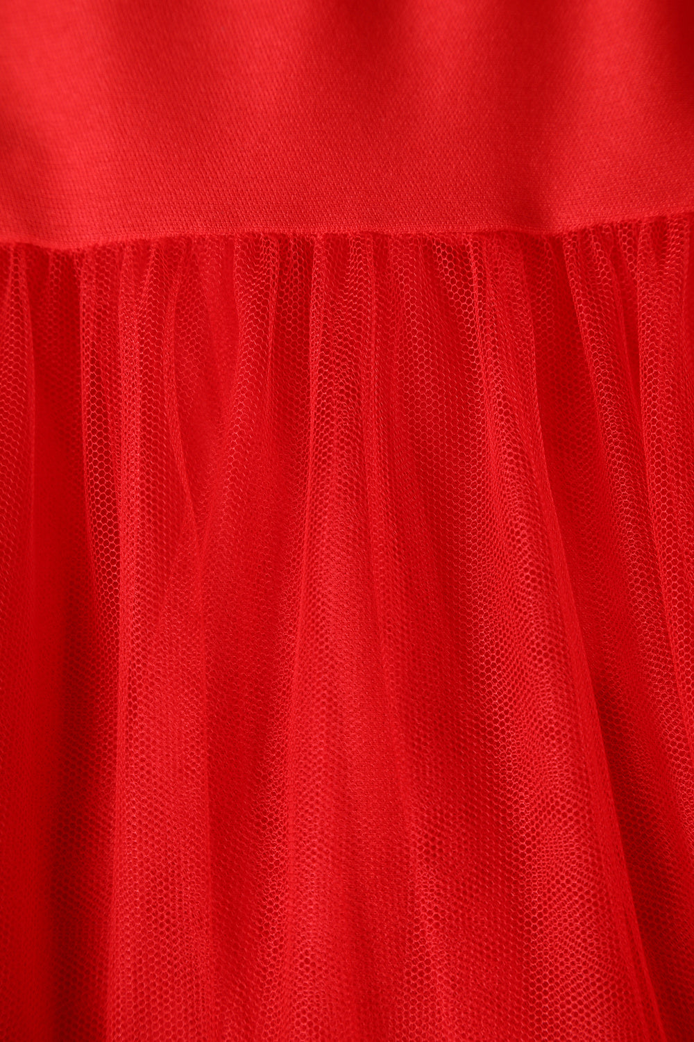 EU STOCK Fluffy Petticoat in Red