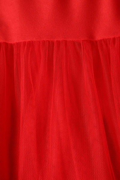EU STOCK Fluffy Petticoat in Red