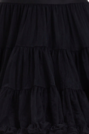 Luxury Extra Fluffy Petticoat in Black