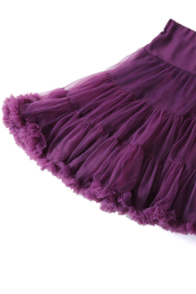 Soft & Fluffy Purple Petticoat 25.5 Inches