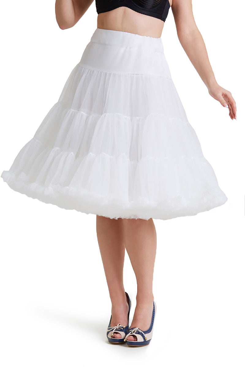 Luxury Extra Fluffy Petticoat in White