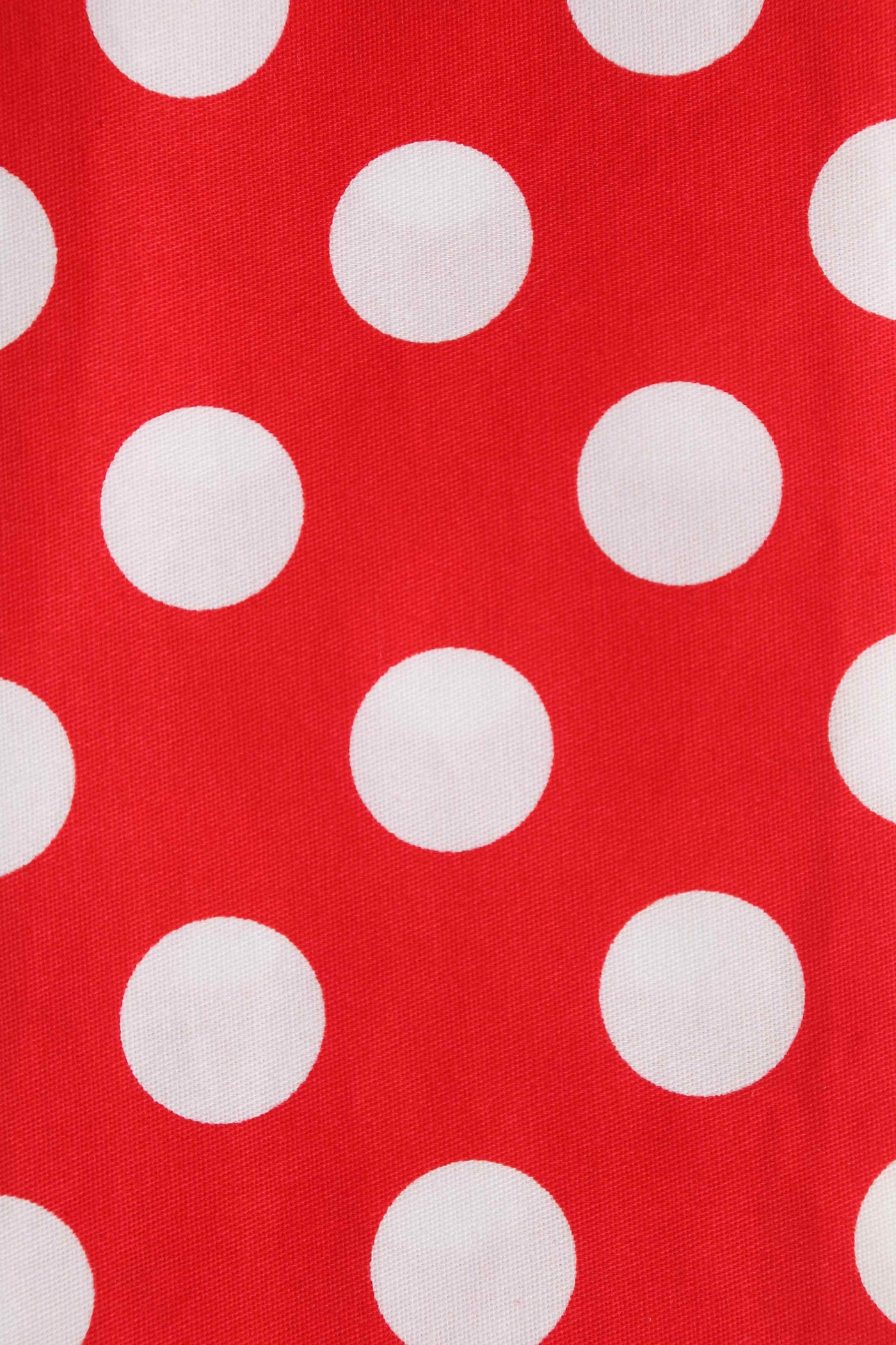 Quirky Headband in Red & White Polka Dot Print