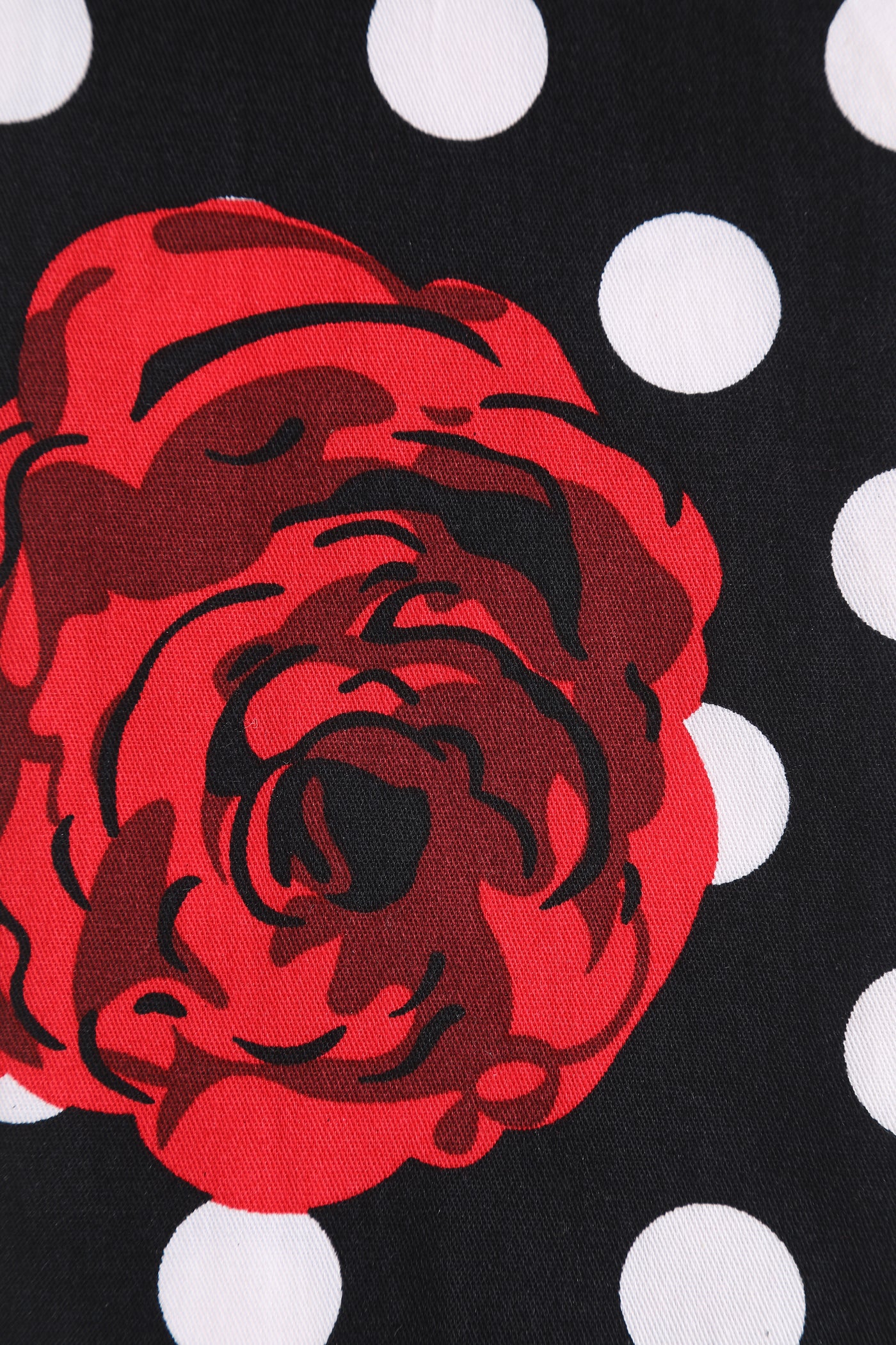 Quirky Headband in Rose & White Polka Dot Print