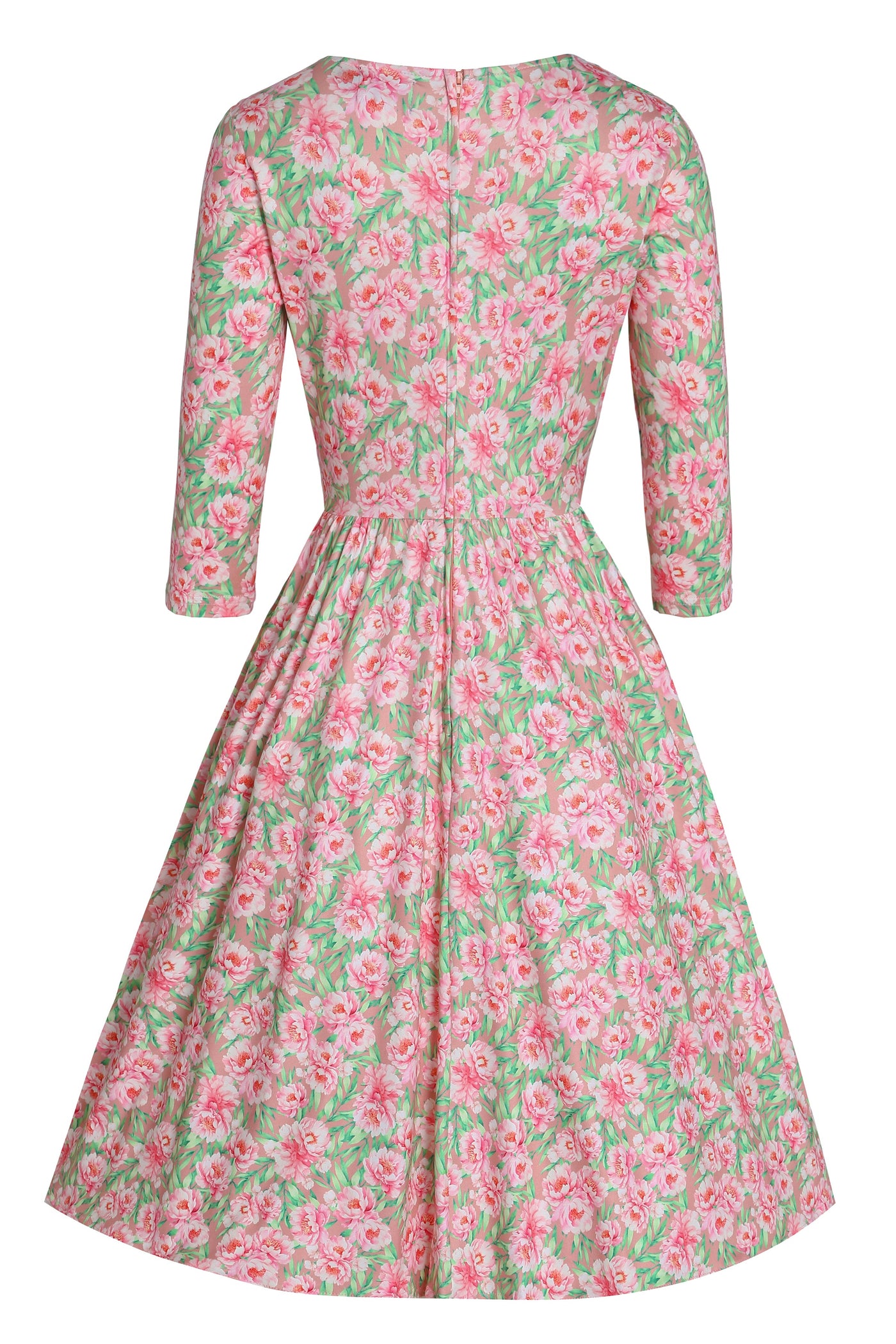 PRE ORDER Billie Pink Peony Long Sleeved Dress