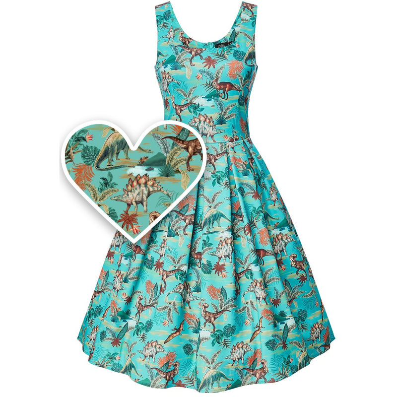 Children Amanda Dinosaur Swing Dress