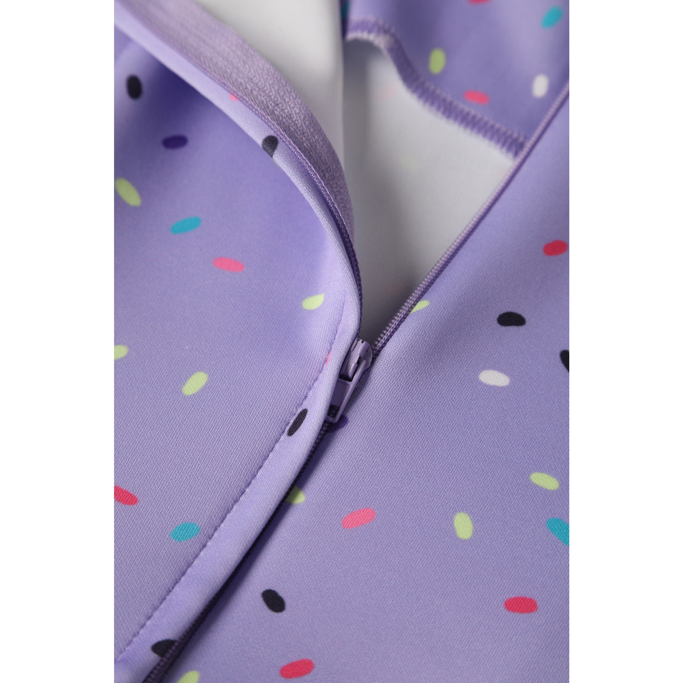 Children Amanda Swing Dress in Muti-Colored Ice Cream with Sprinkles Print
