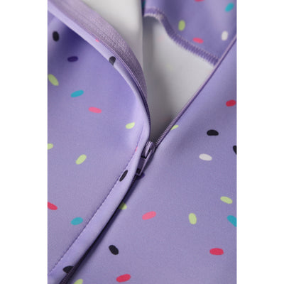 Children Amanda Swing Dress in Muti-Colored Ice Cream with Sprinkles Print