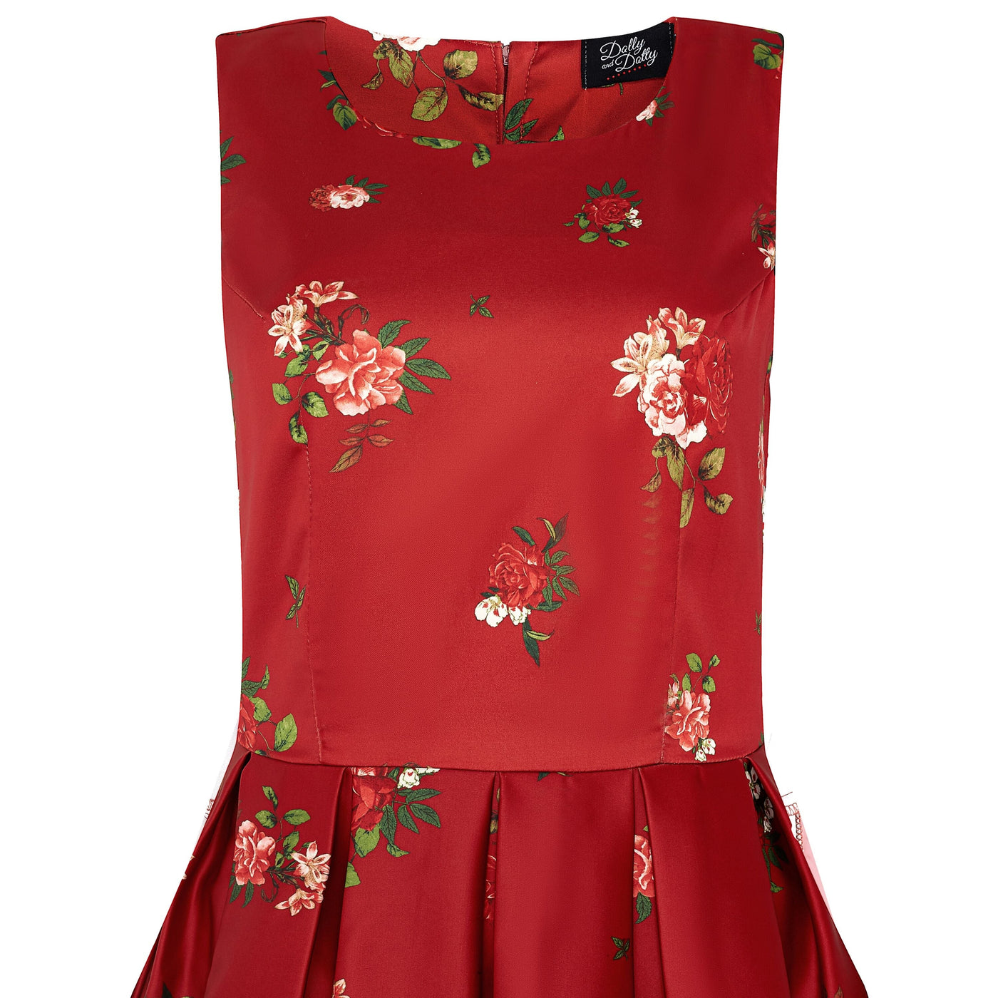 PRE ORDER Annie Raising Rose Swing Dress in Burgundy