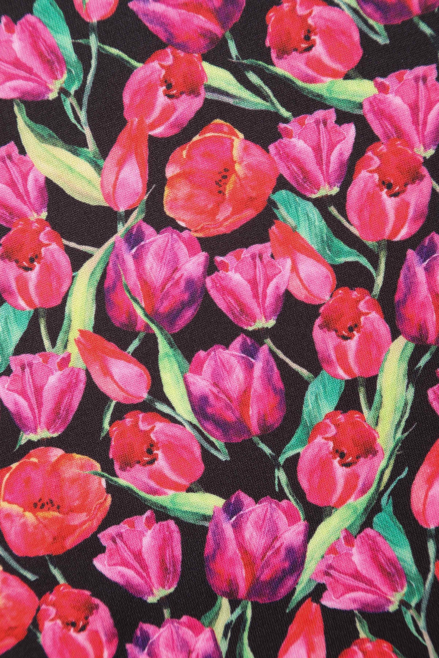 PRE ORDER Annie Retro Floral Swing Dress in Navy Tulip