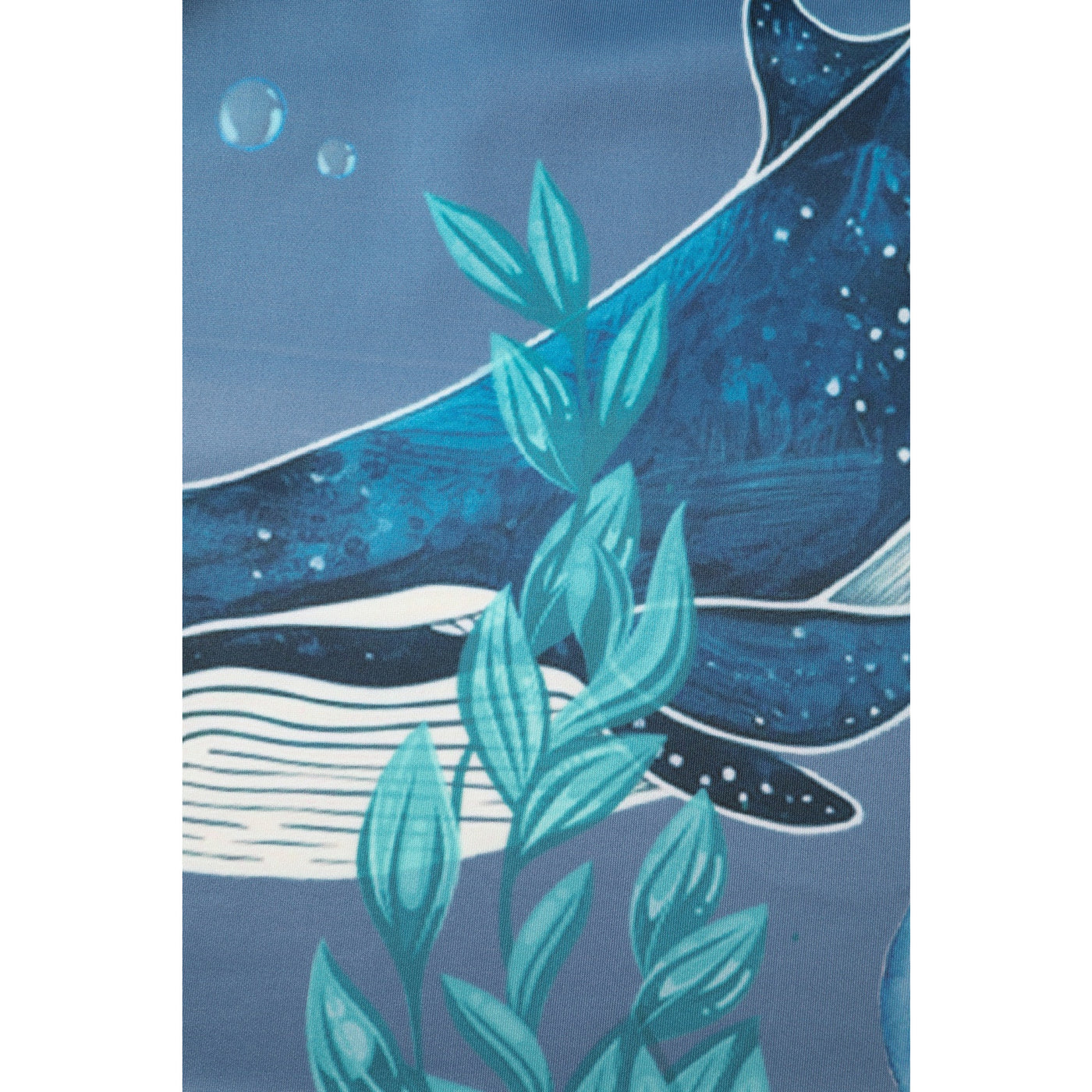 Carolyn Cotton Box Pleat Skirt - Blue & Whale
