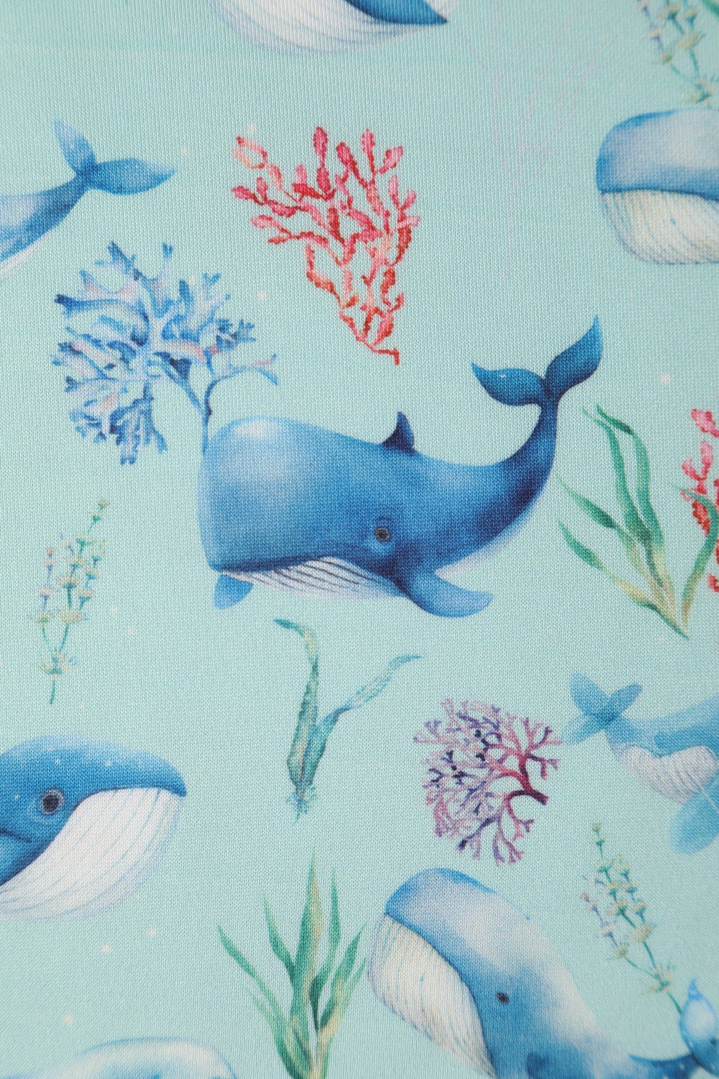 EU STOCK Darlene Baby Blue Whale Swing Dress