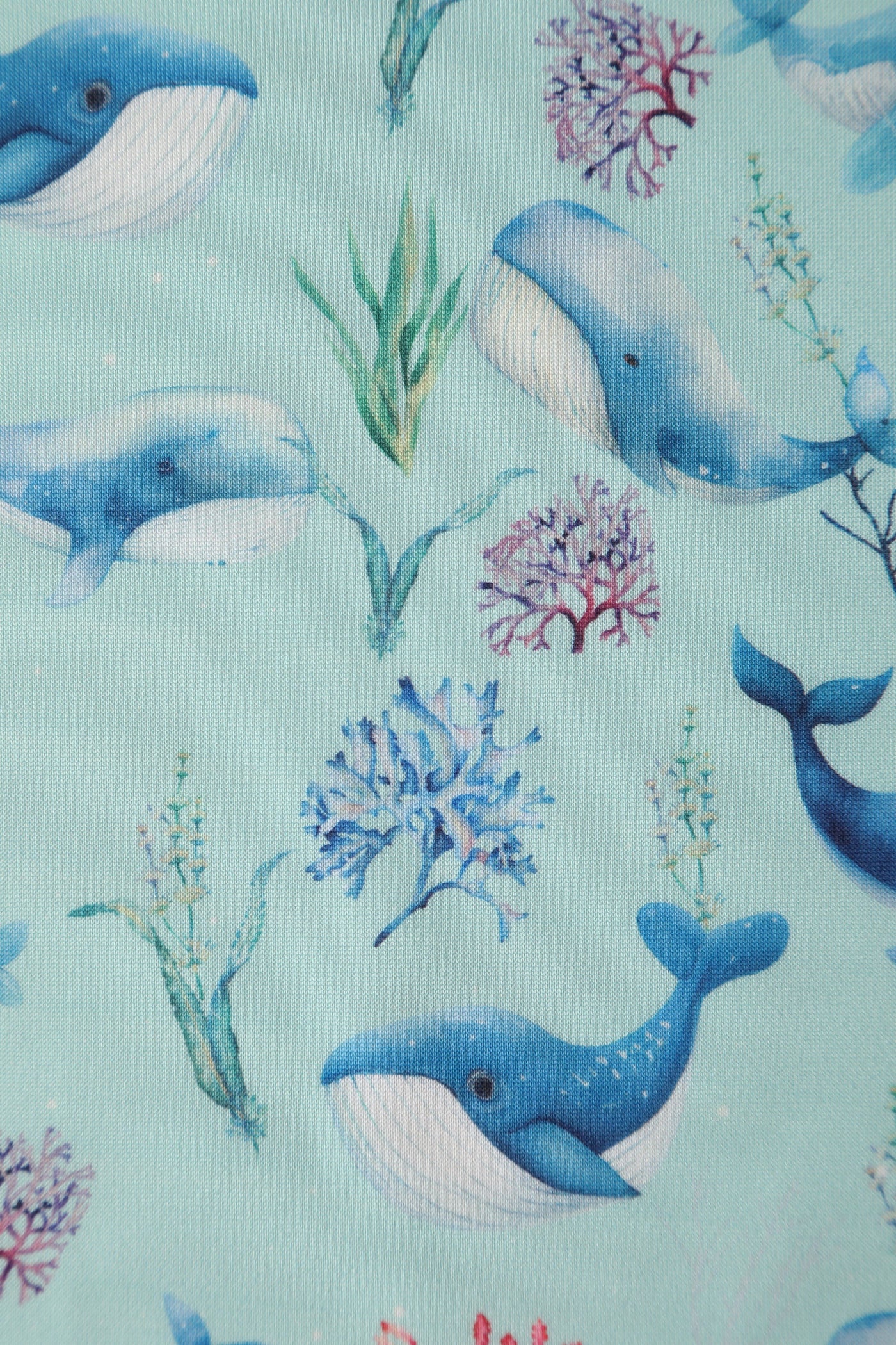 EU STOCK Darlene Baby Blue Whale Swing Dress