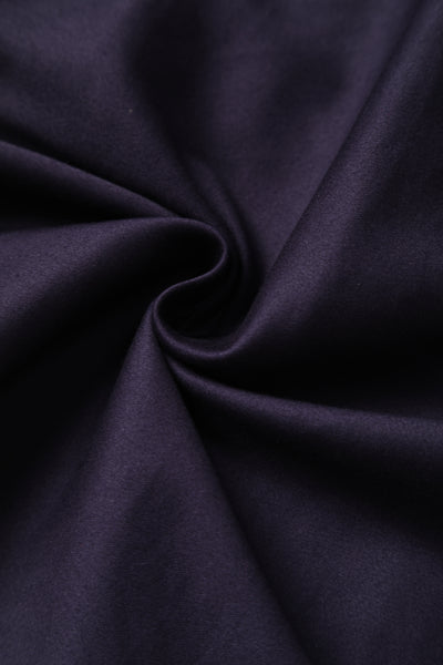 Darlene Stretchy Circle Swing Dress - Navy Blue