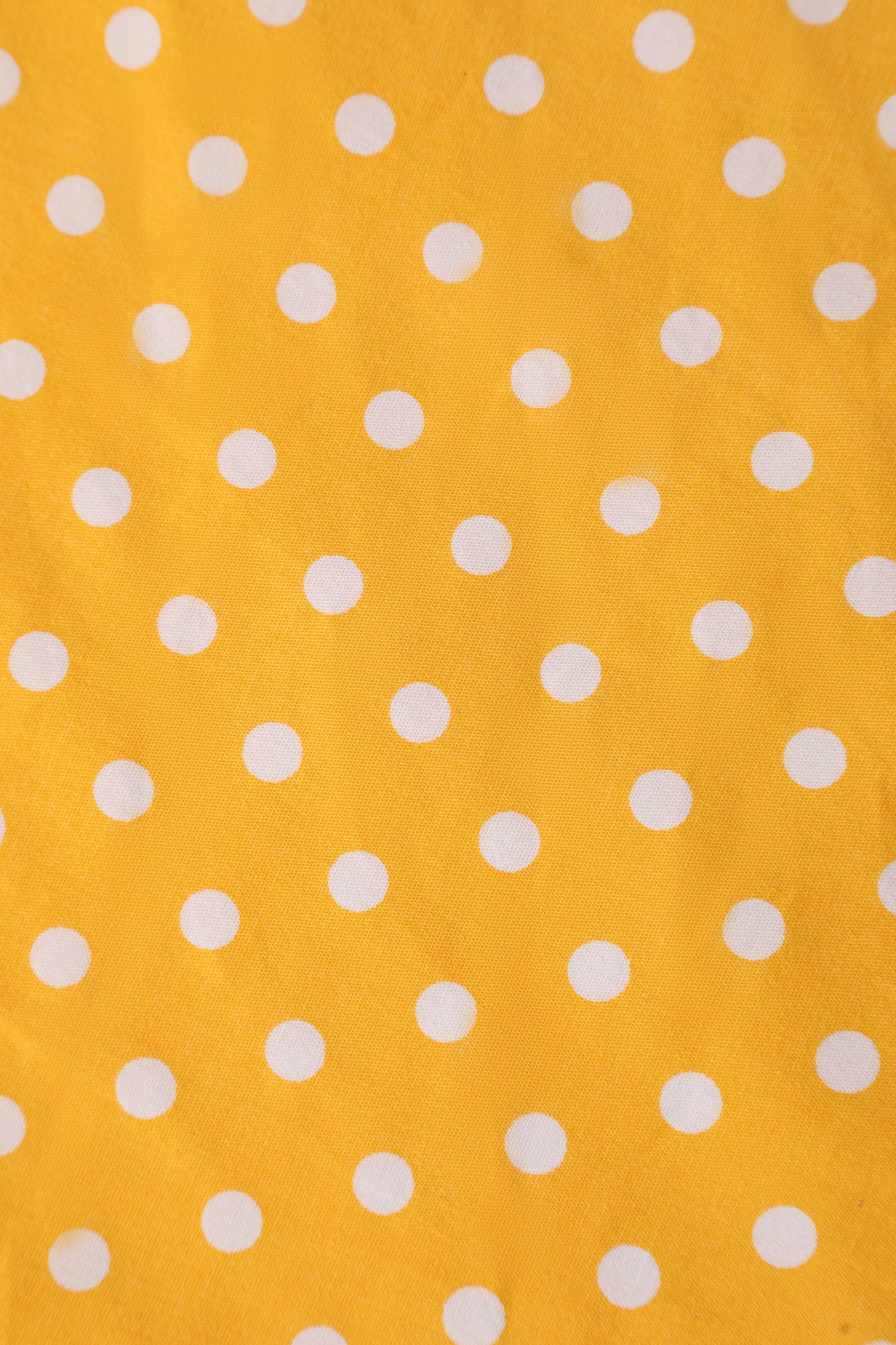 Darlene Retro Yellow Polka Dot Swing Dress