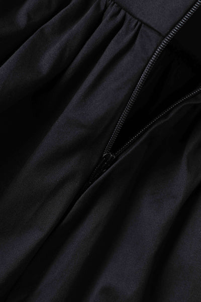 Ruth Classic Elegance Black Swing Dress