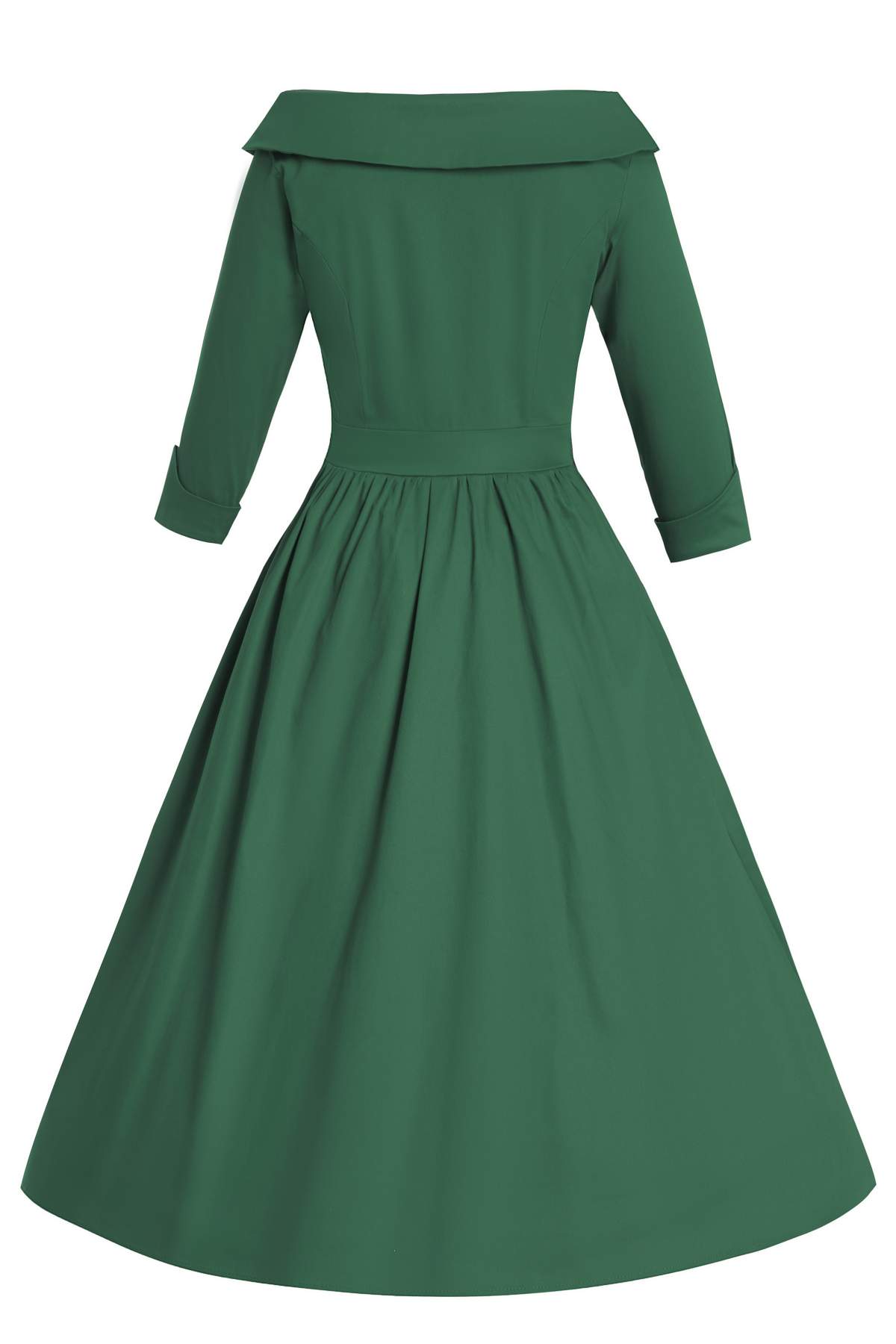 Ruth Emerald Green Swing Dress
