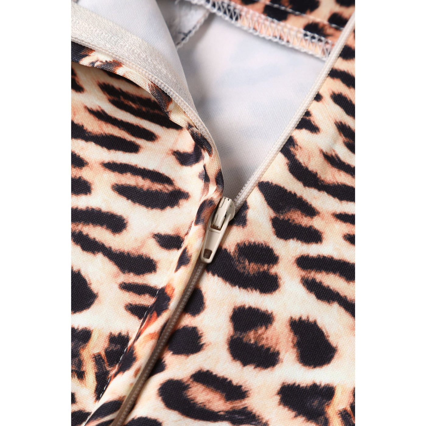 PRE-ORDER Darla Fitted Off-Shoulder Leopard Print Dress