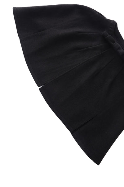 Sabrina Black Vintage Comfy Cape Shrug