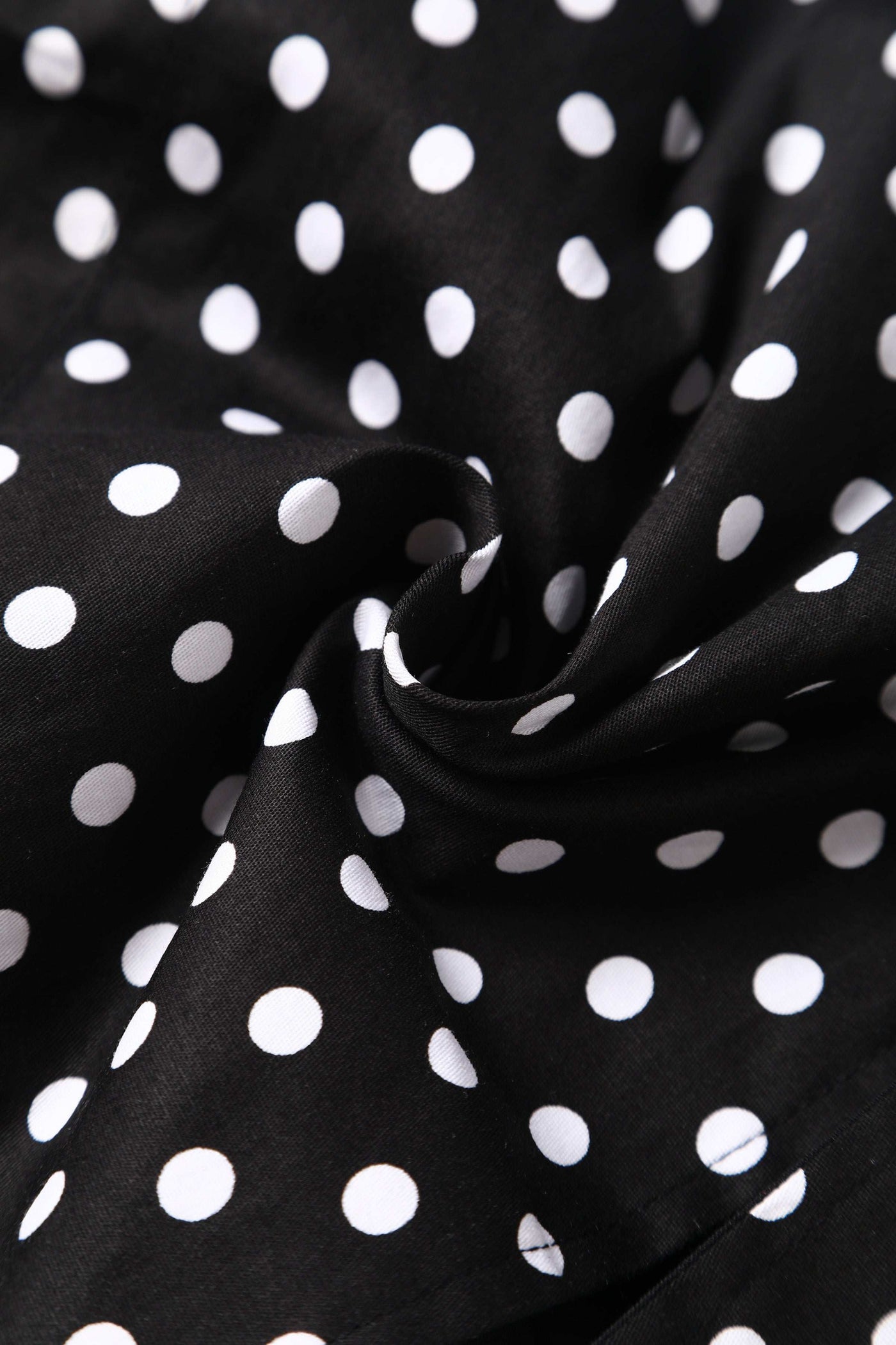PRE ORDER Sabrina Black Vintage White Polka Dot Print Comfy Cape Shrug