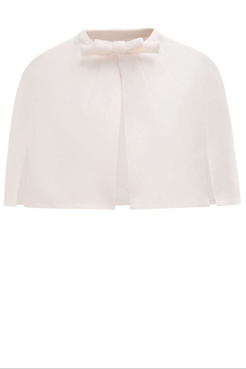 Sabrina Ivory Vintage Comfy Cape Shrug