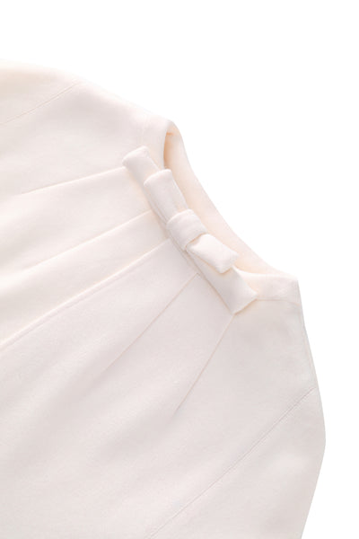 Sabrina Ivory Vintage Comfy Cape Shrug
