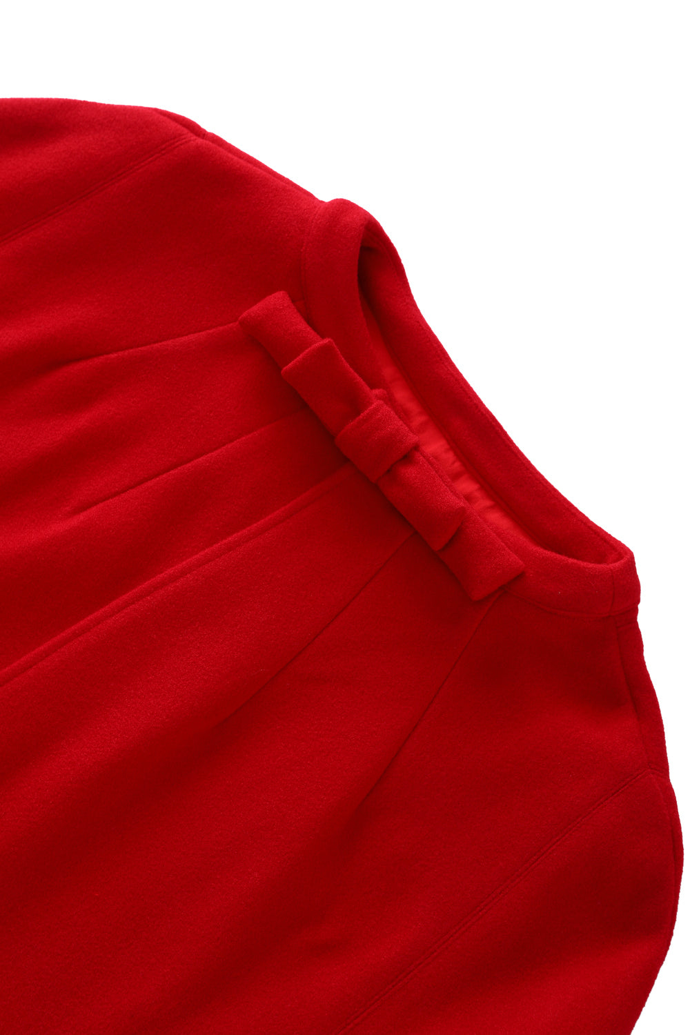 PRE ORDER Sabrina Red Glamorous 50s Style Cape Shrug