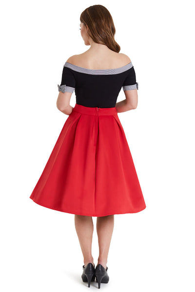 EU STOCK Layla Off Shoulder Black Top