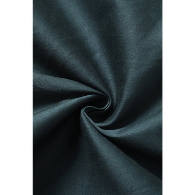 PRE-ORDER Lisa Cream and Dark Green Collared Swing Dress