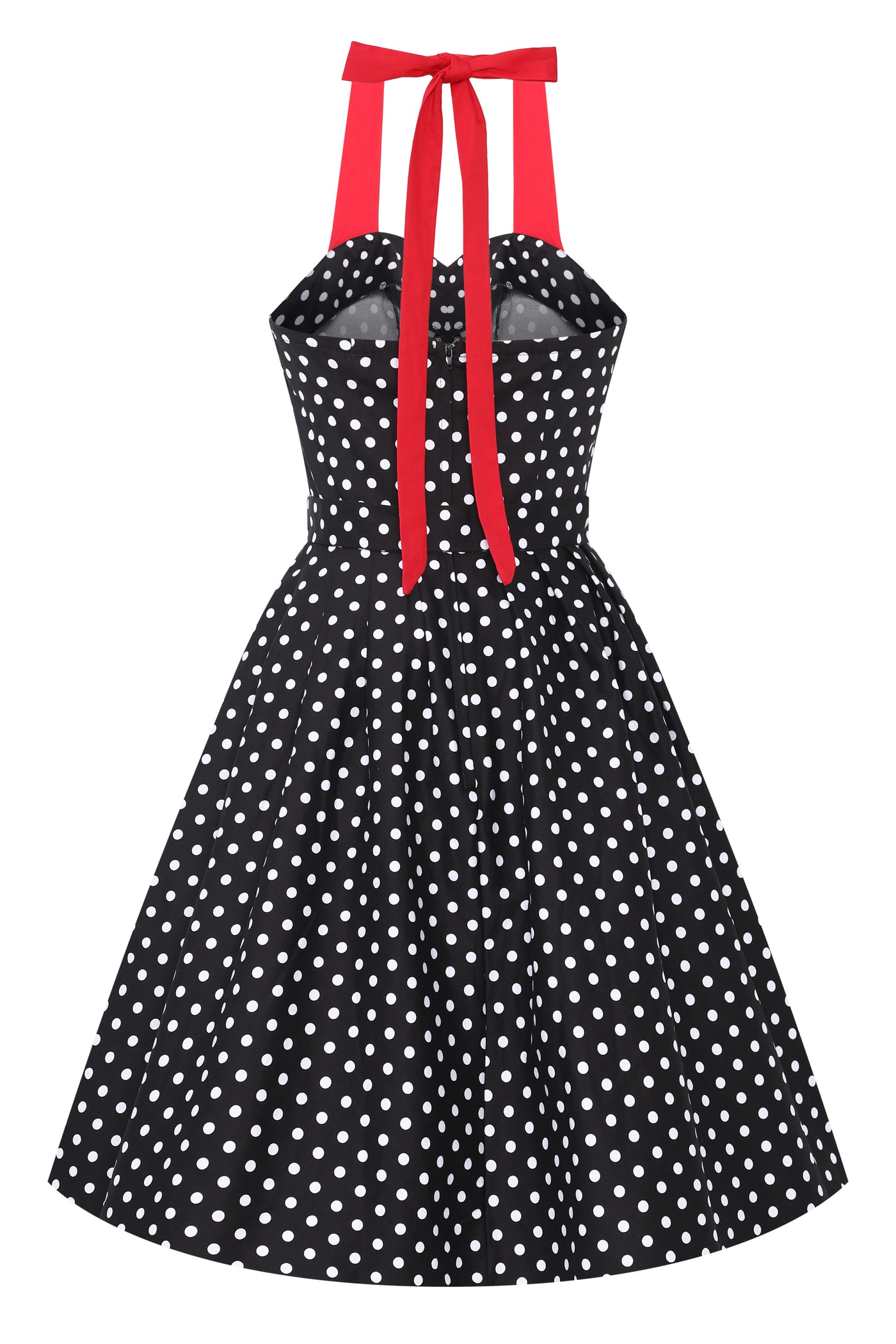 Sophie Two Toned Rockabilly 1950s Dress in Black