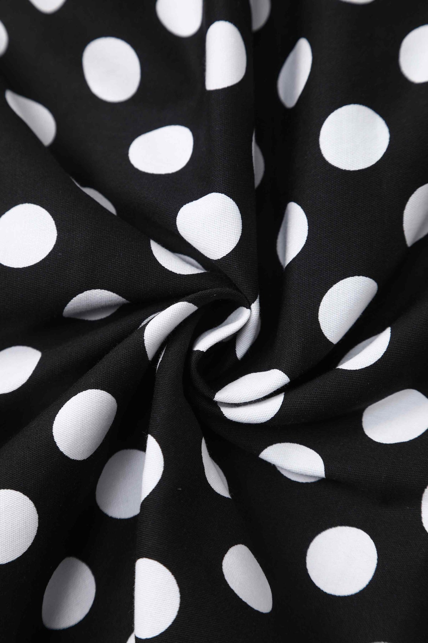 Daisy Black Polka Dot Halter Dress