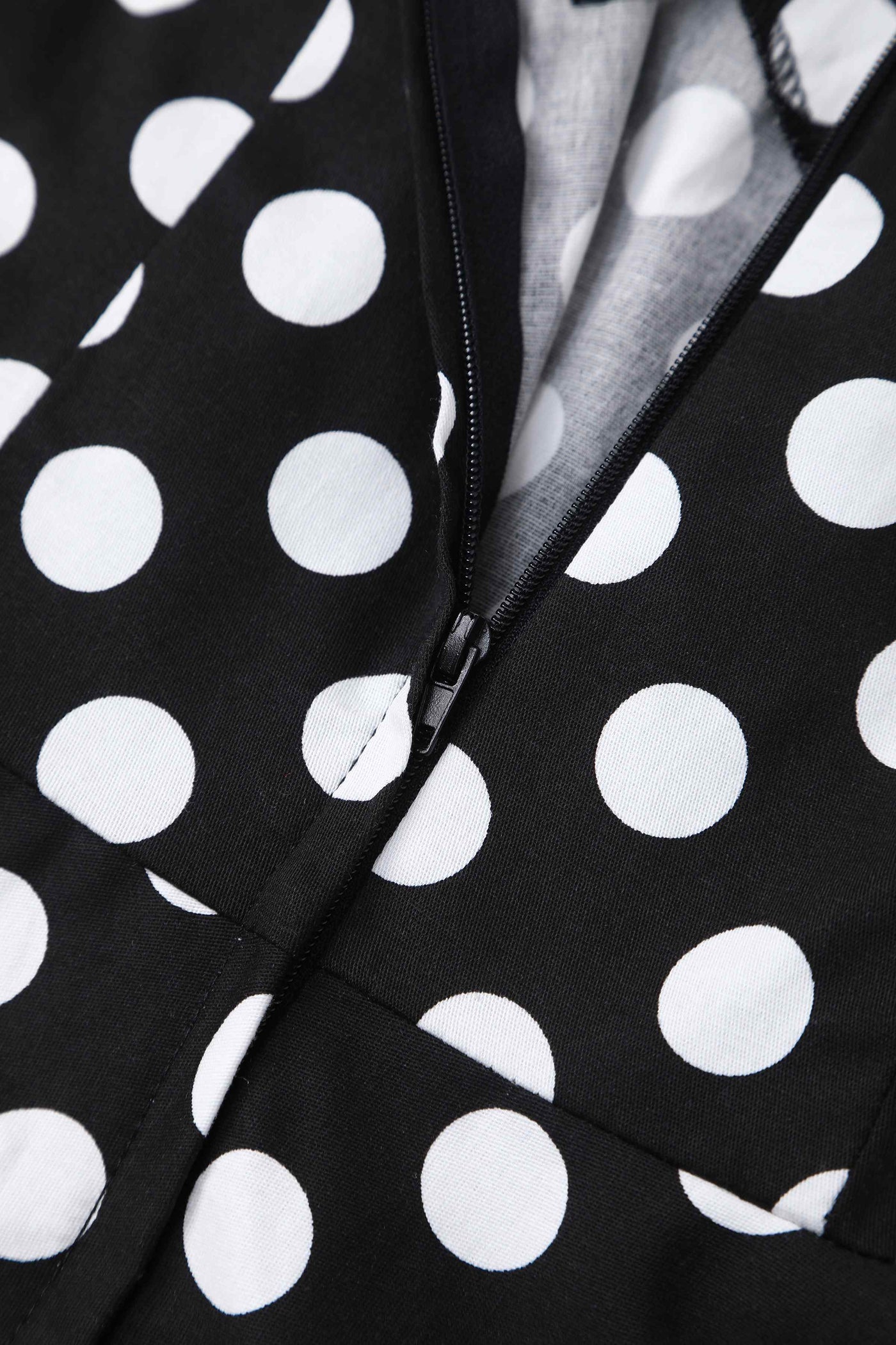 Daisy Black Polka Dot Halter Dress