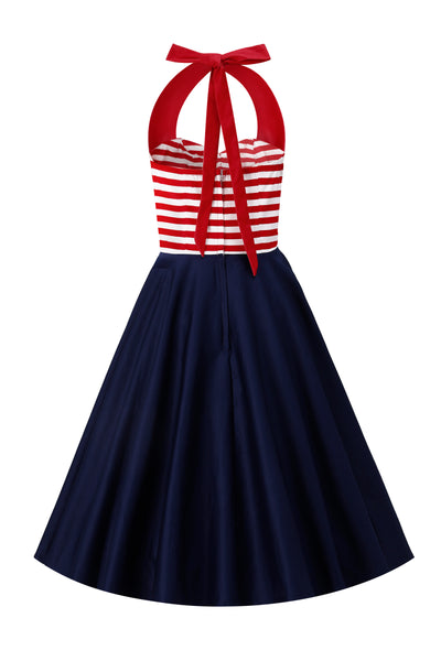 Daisy Nautical Charm Vintage Halter Dress