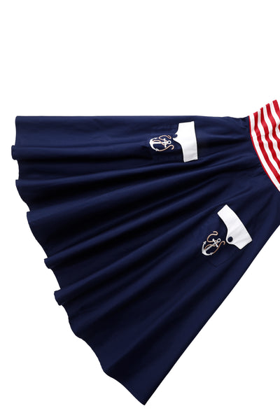 Daisy Nautical Charm Vintage Halter Dress