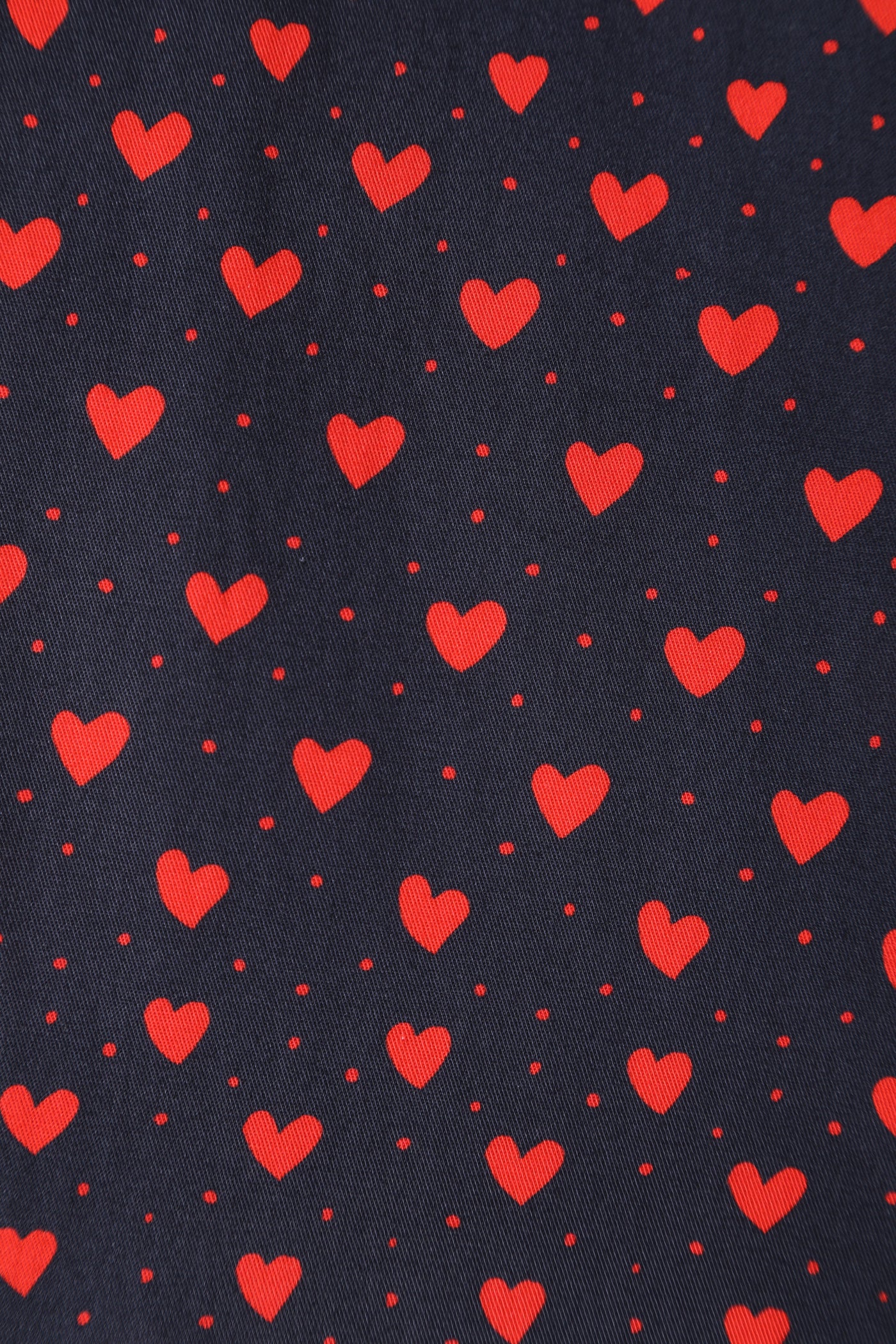 PRE-ORDER Penelope Rockabilly Black Heart Print Shirt Dress