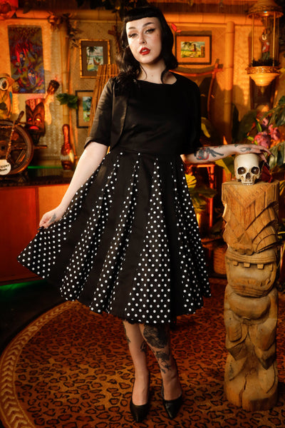 PRE-ORDER Lisette Three-Quarter Sleeve Black Bolero