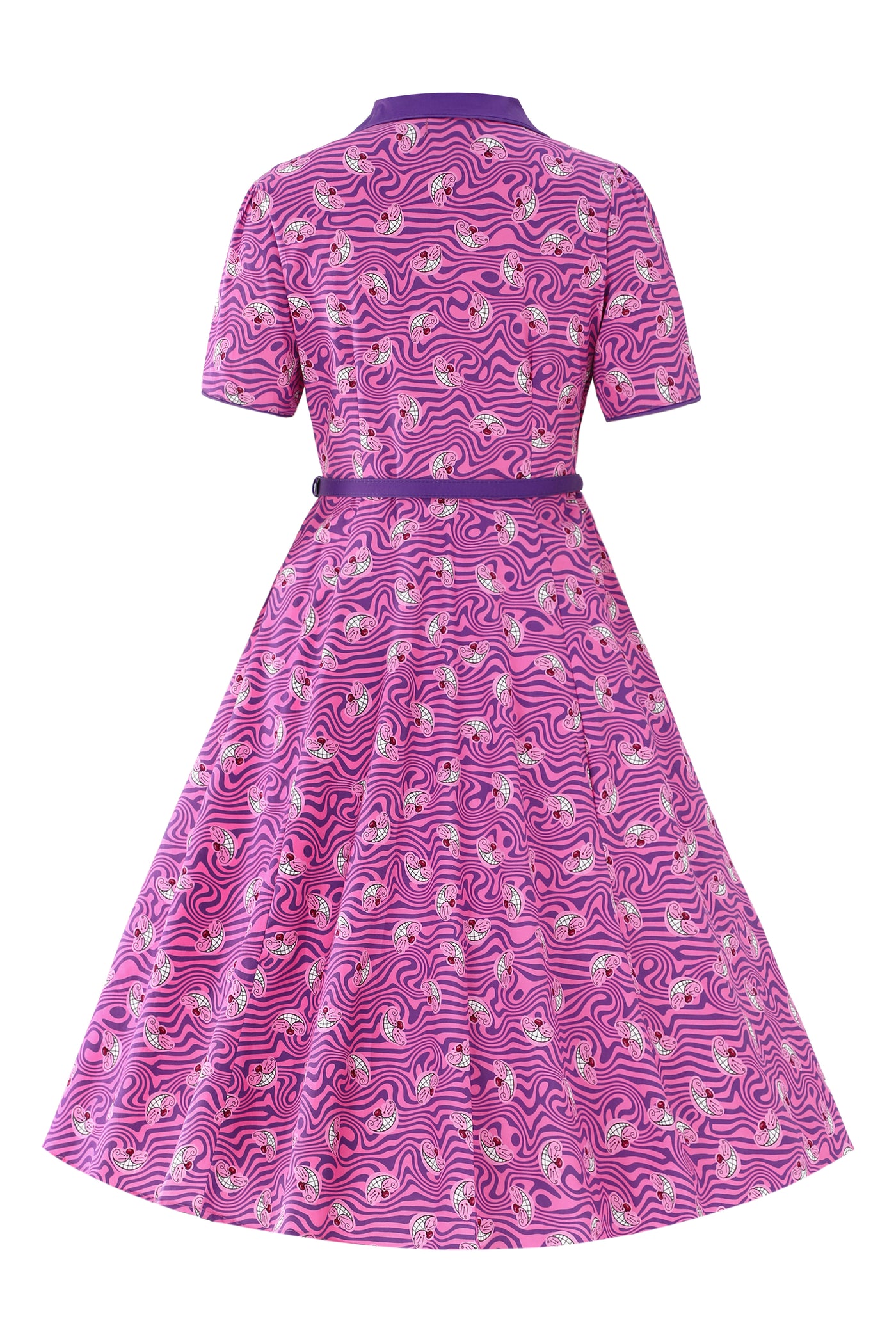 Penelope II Pink Cheshire Cat Shirt Dress