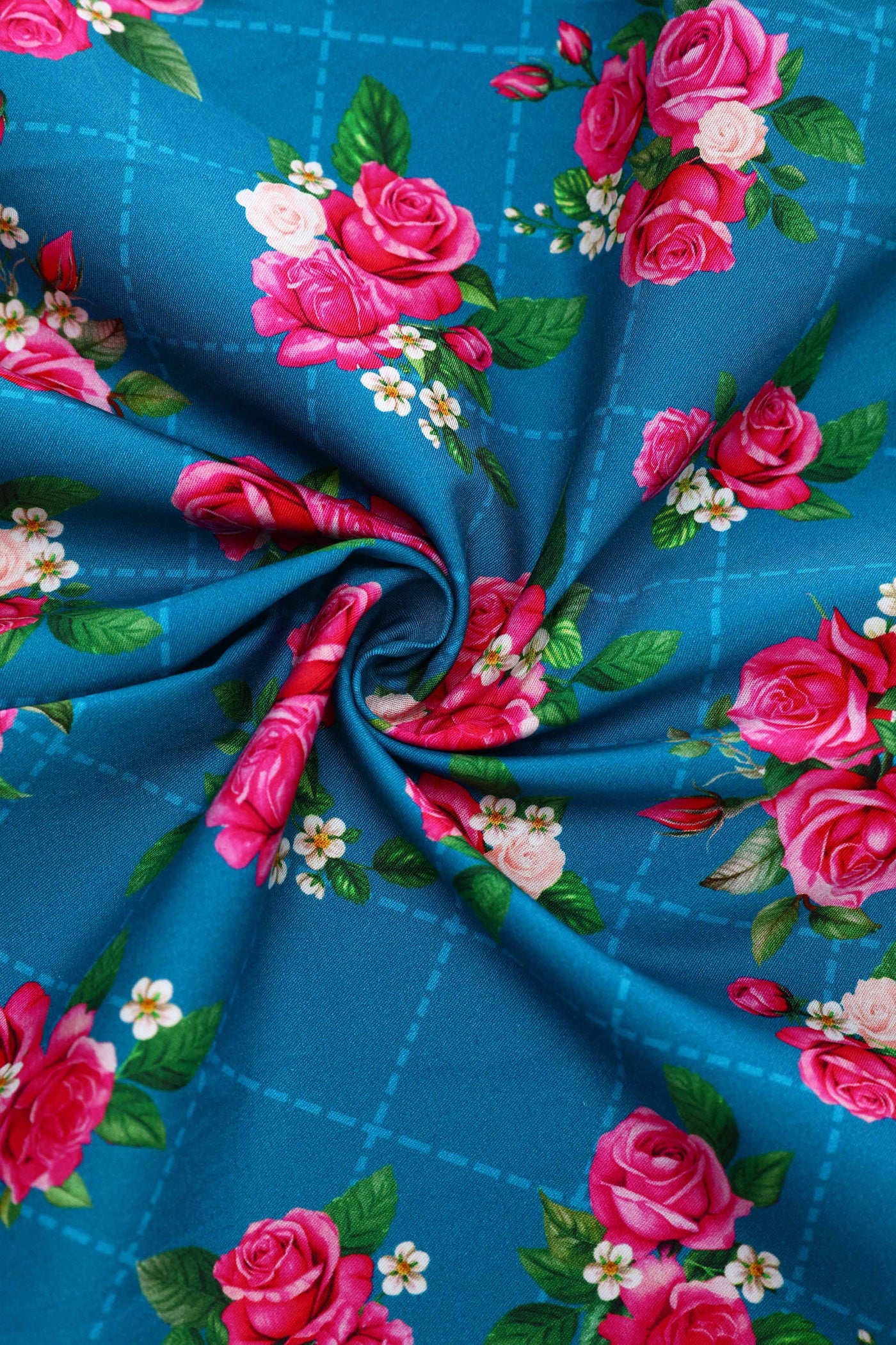 Mollie Rose Full Circle Shirt Dress In Blue