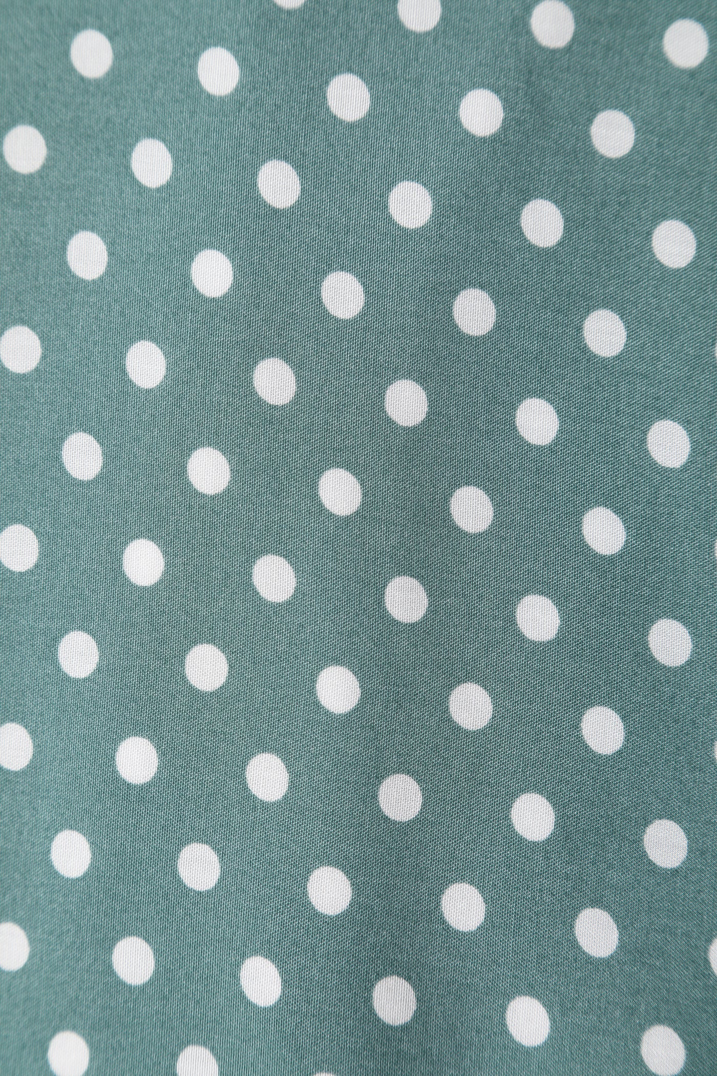 Poppy Green Polka Dot Shirt Dress