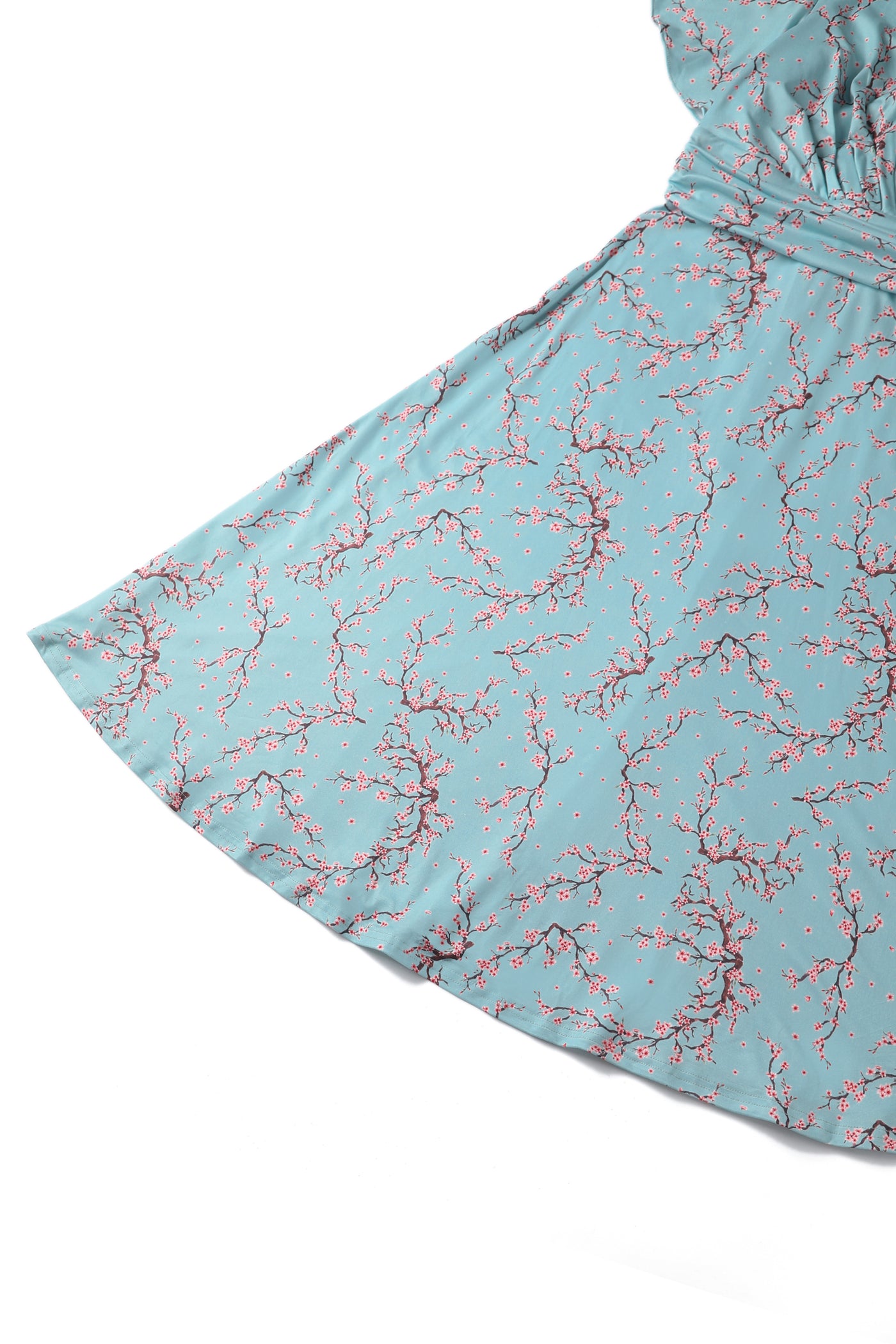 Donna Blue Cherry Blossom Tea Dress