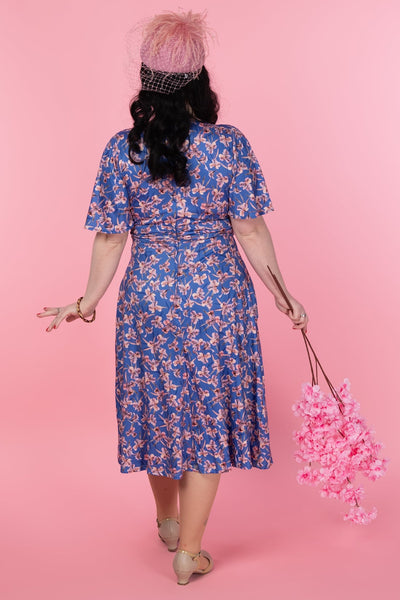 Donna Blue Orchid Tea Dress