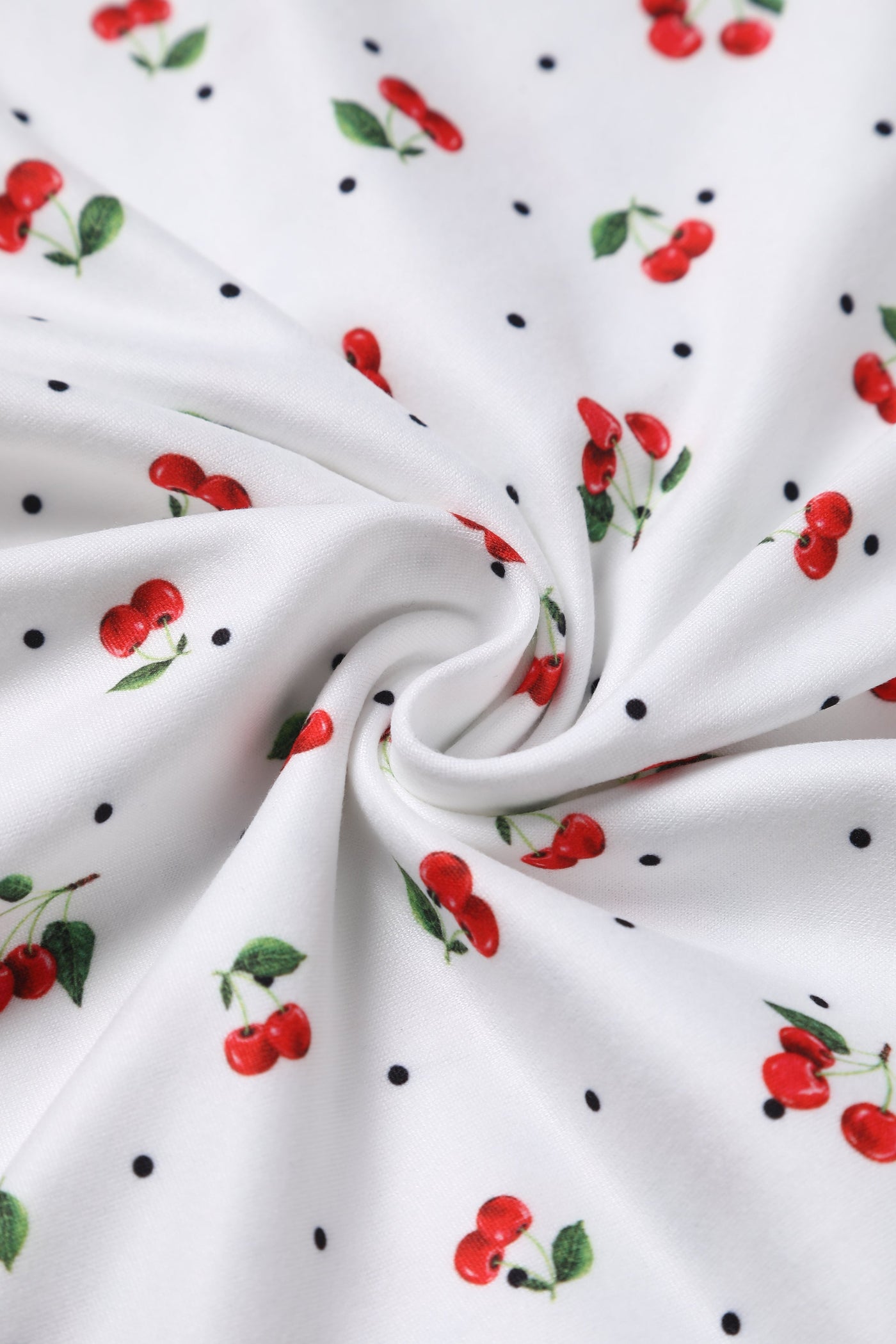 EU STOCK Donna Cherry White Crossover Bust Dress
