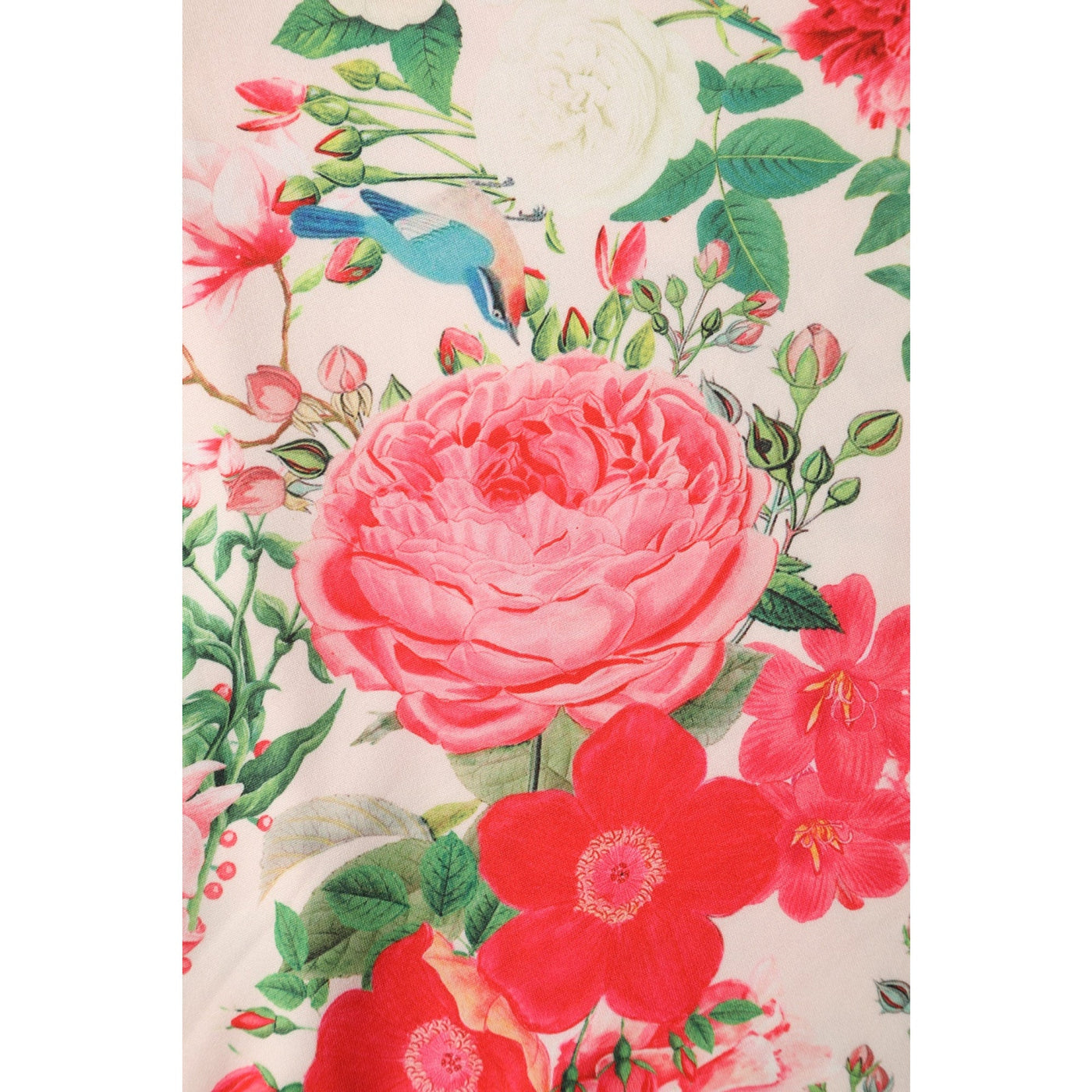 PRE ORDER Donna Petal Sleeved Dress in Light Pink and Floral Print